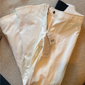 Obermeyer White Women's Boot-Cut Ski Pants
